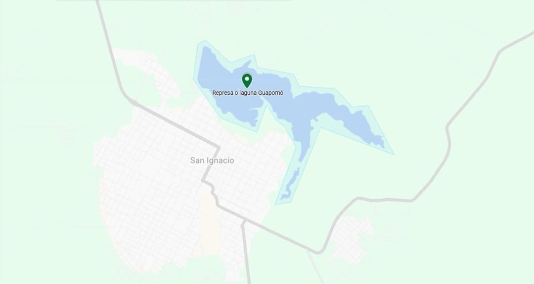 Área de la represa el guapomó